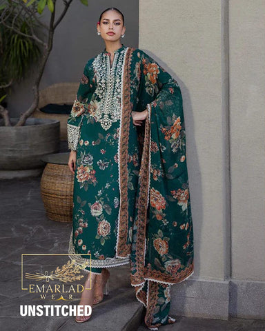 Zainab Chottani | Dark Green - Luxury Lawn Collection
