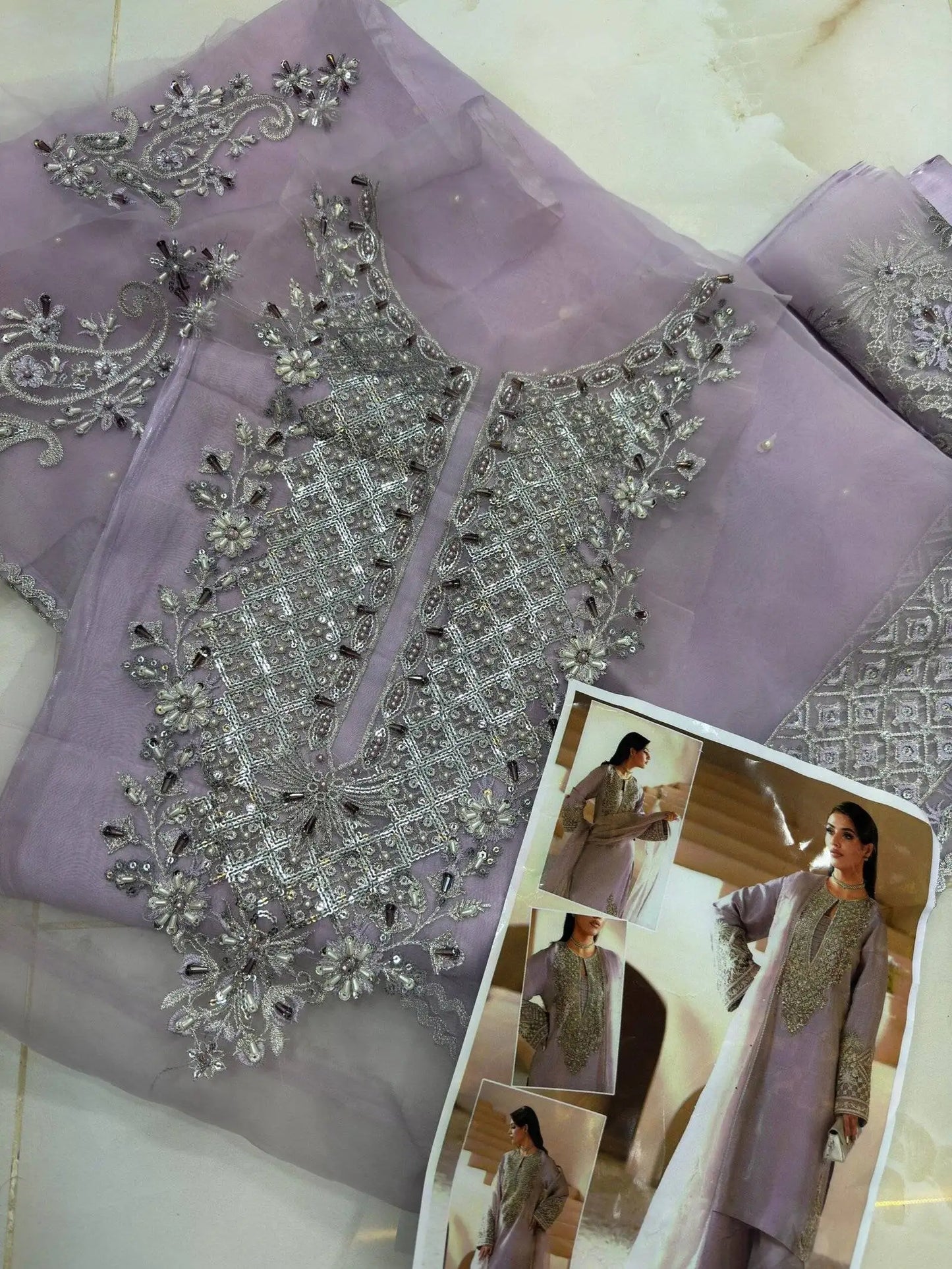 Emarladwear Exclusive design | Lilic - Lava Silk Collection