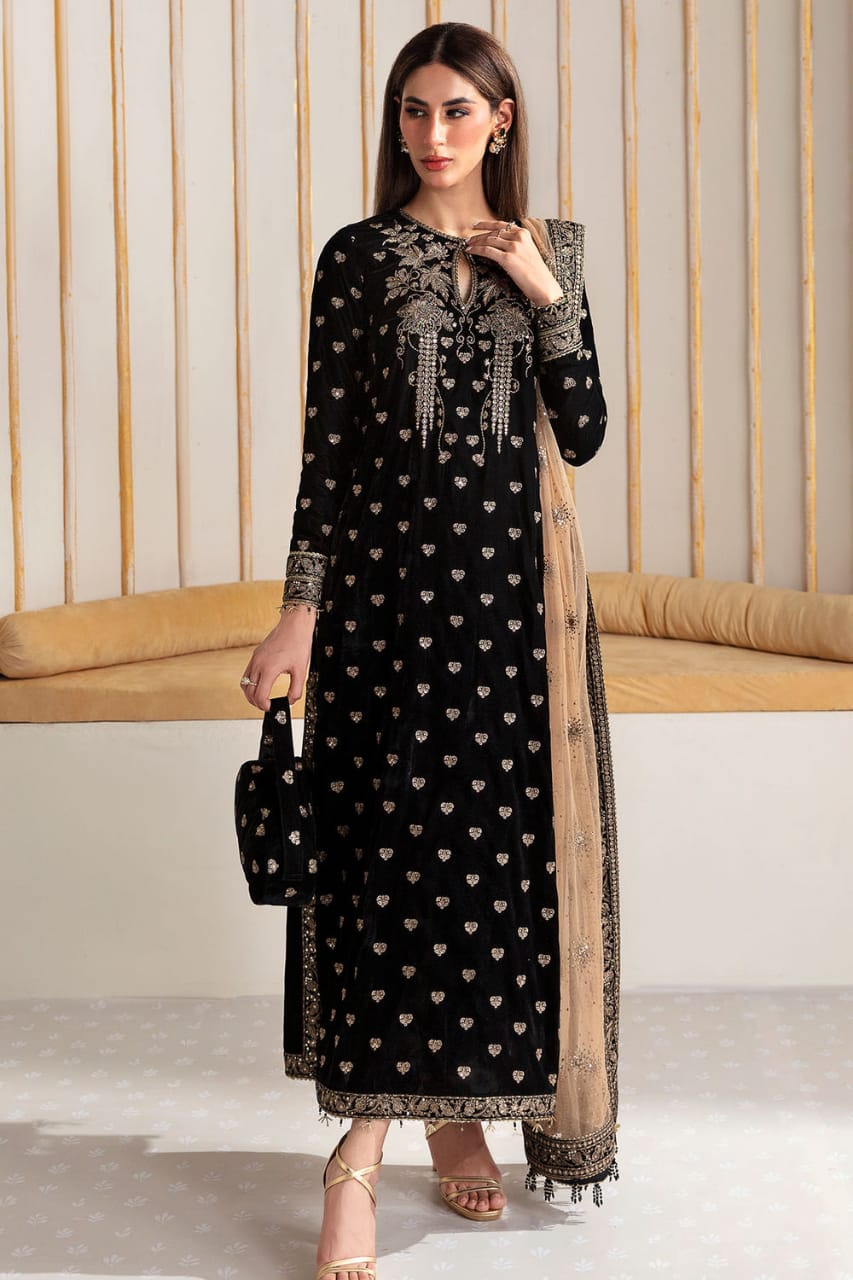 JAZMIN EMBROIDERED VELVET COLLECTION