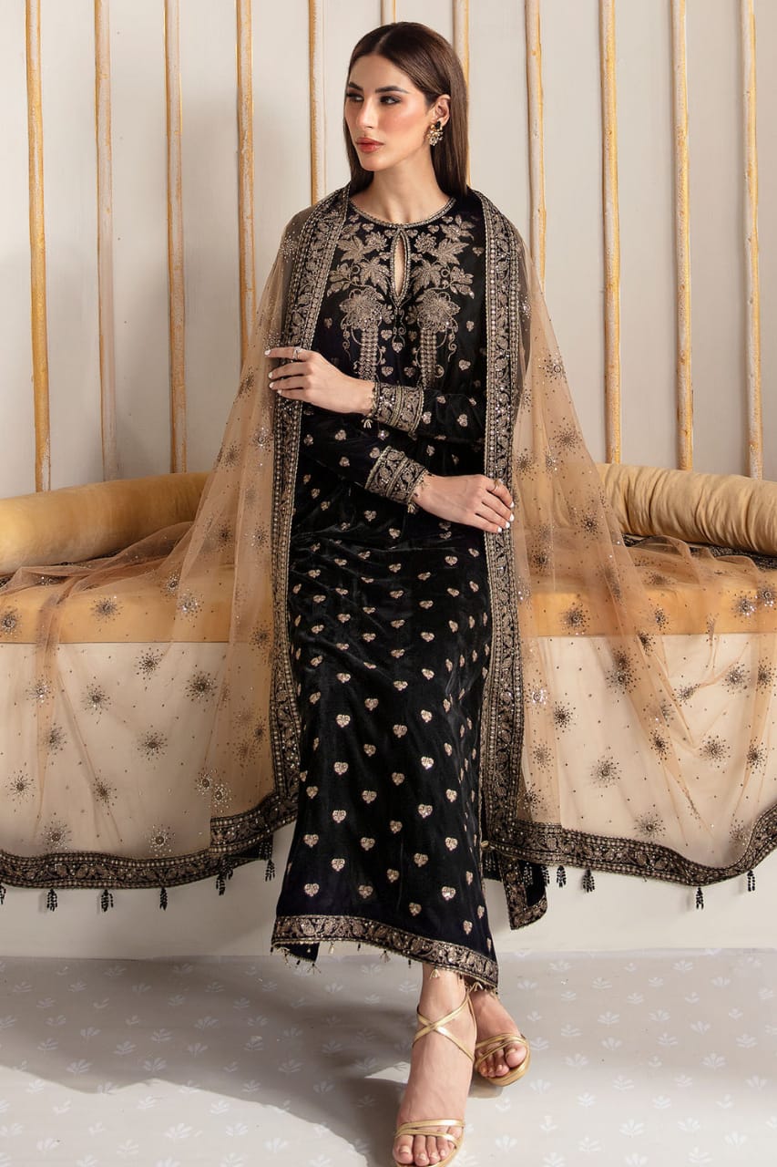 JAZMIN EMBROIDERED VELVET COLLECTION