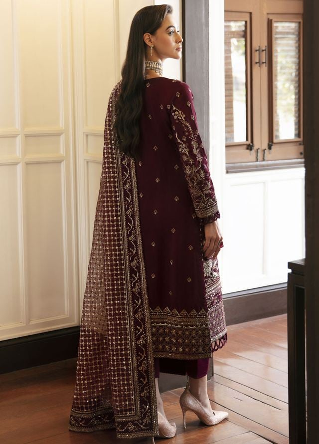 Gulaal Pret Embroidered 3 Piece Suit