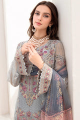 Ramsha Chevron Chiffon`23 D Silver