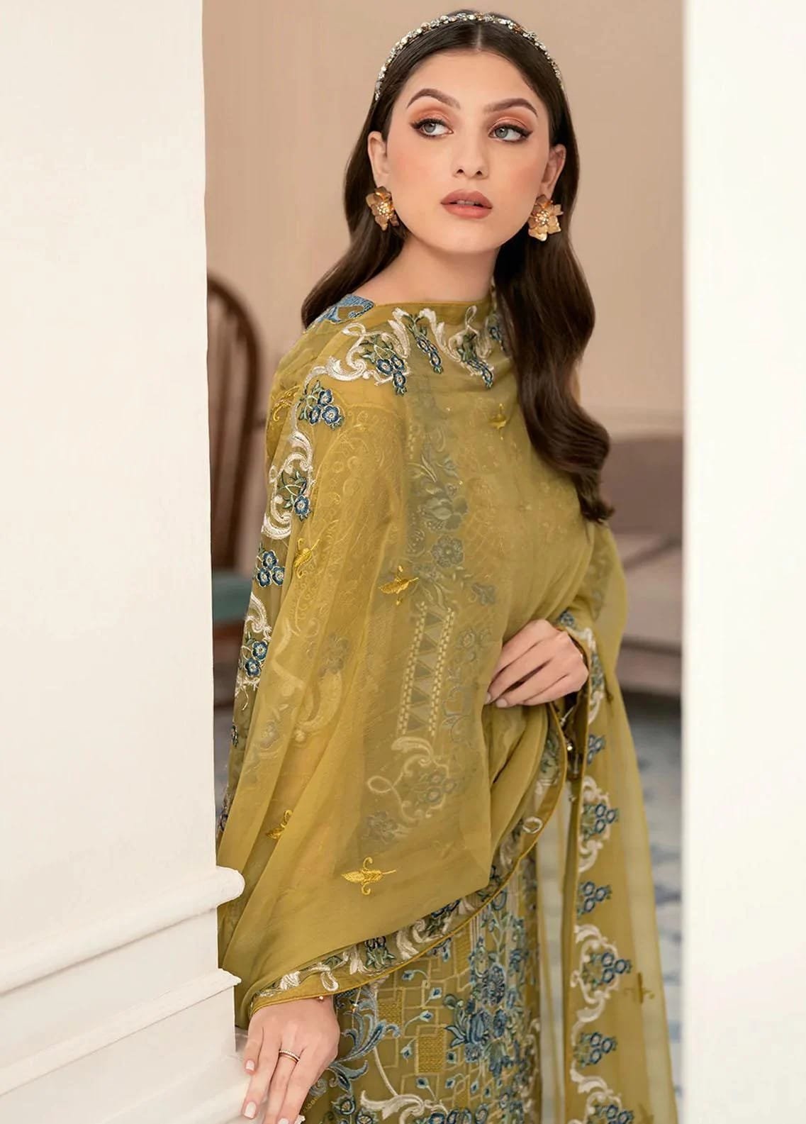Ramsha - Rangoon Luxury Collection organza 3pc
