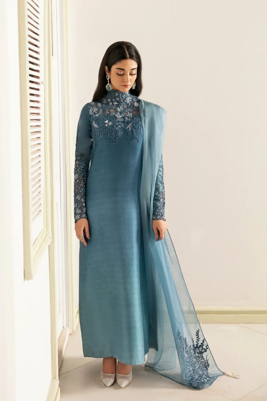Musferah Saad Zink Raw Silk
