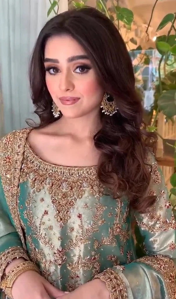 Haris Shakeel | Sea-Green Gold - Addawork Formal Wedding Wear Collection