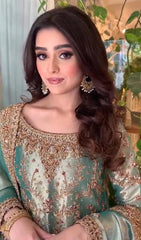 Haris Shakeel | Sea-Green Gold - Addawork Formal Wedding Wear Collection