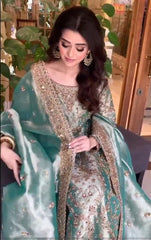 Haris Shakeel | Sea-Green Gold - Addawork Formal Wedding Wear Collection