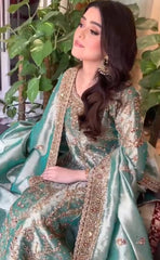 Haris Shakeel | Sea-Green Gold - Addawork Formal Wedding Wear Collection