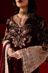 Nureh | Maroon Velvet Micro 9000