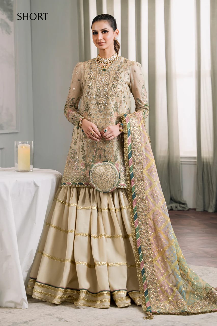 Baroque | Embroided Masuri - Beige - 3 piece