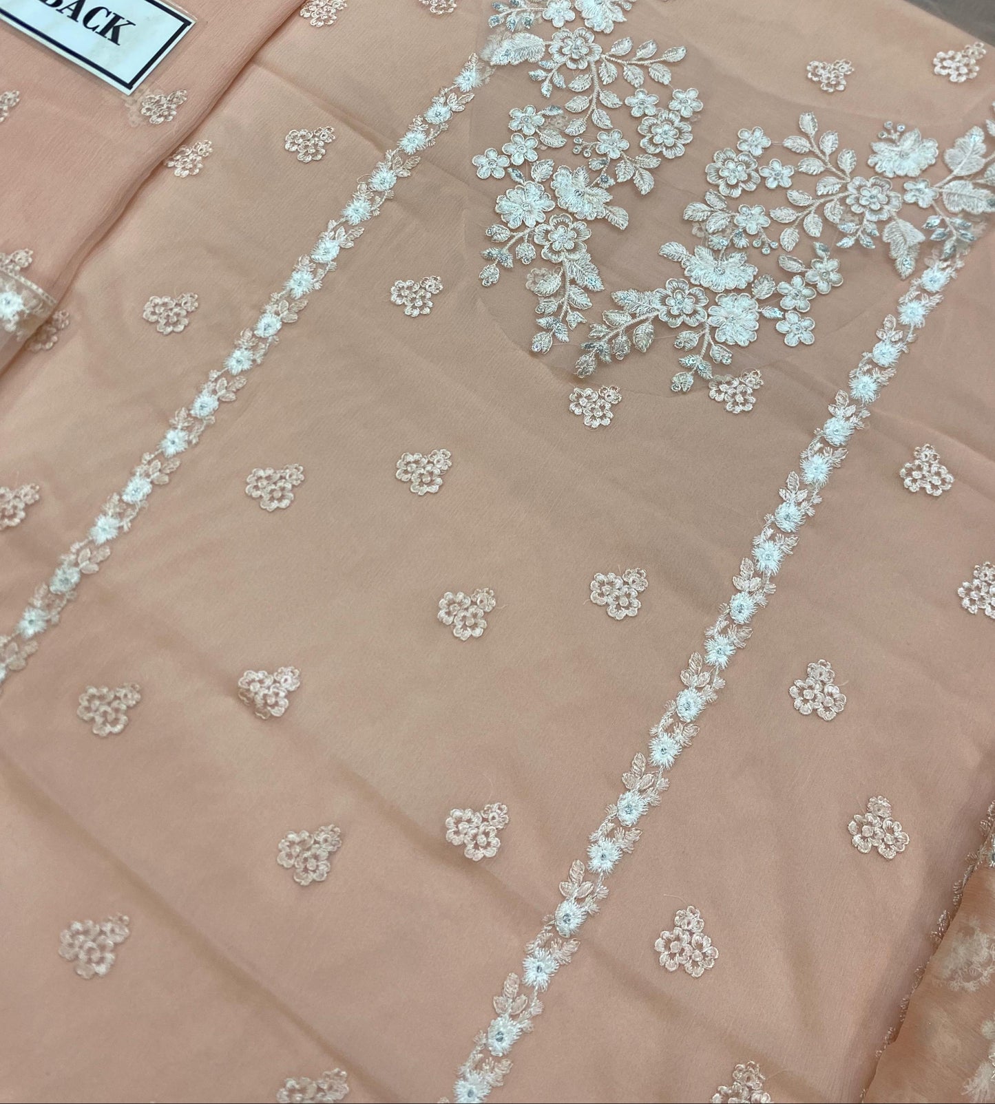 Azure | Unstitched 3 Piece Chiffon Collection -Pink Delight