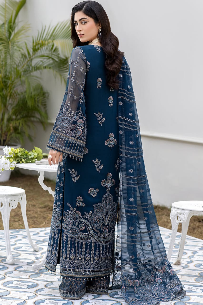 Flossie | Organza - Navy Blue  ko