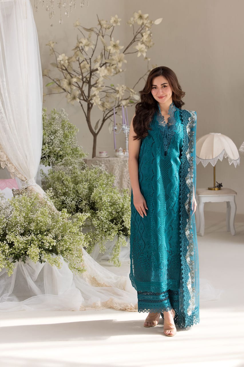Sobia Nazir | Sea Green - Luxury Chikankari Collection