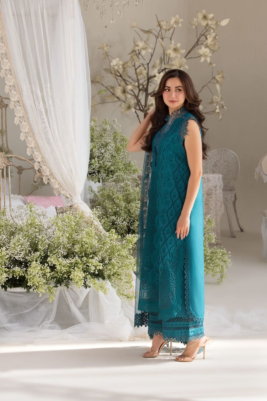 Sobia Nazir | Sea Green - Luxury Chikankari Collection