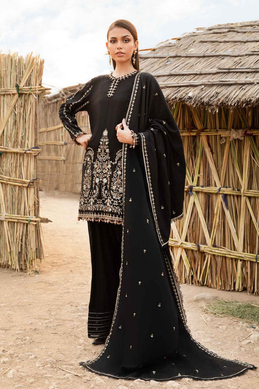 Maria B MPT-2403-B |  Black - Lawn Eid Collection