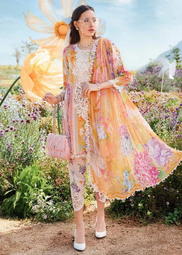Maria B MPT-2509-A | Yellow - Lawn Collection