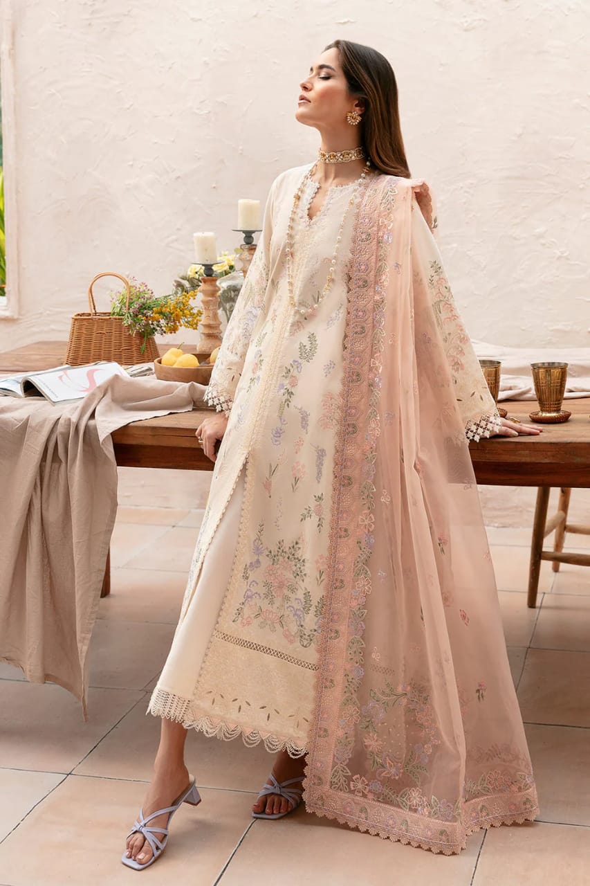 Afrozeh | White - Chikankari Luxury Collection