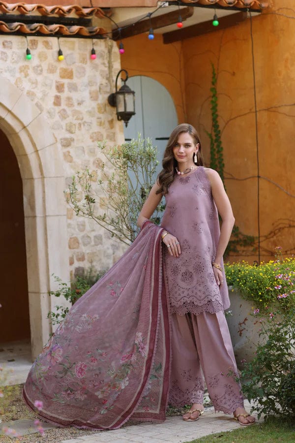 Noor By Sadia Asad | Light Purple - Luxe Chikankari Collection