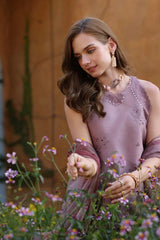 Noor By Sadia Asad | Light Purple - Luxe Chikankari Collection