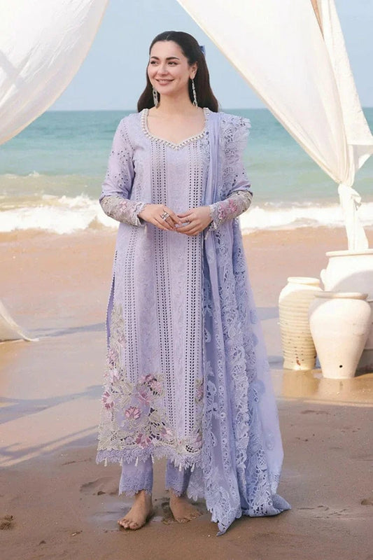 Imrozia | Purple - Luxury Lawn Chikankari Collection  2025