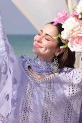 Imrozia | Purple - Luxury Lawn Chikankari Collection  2025