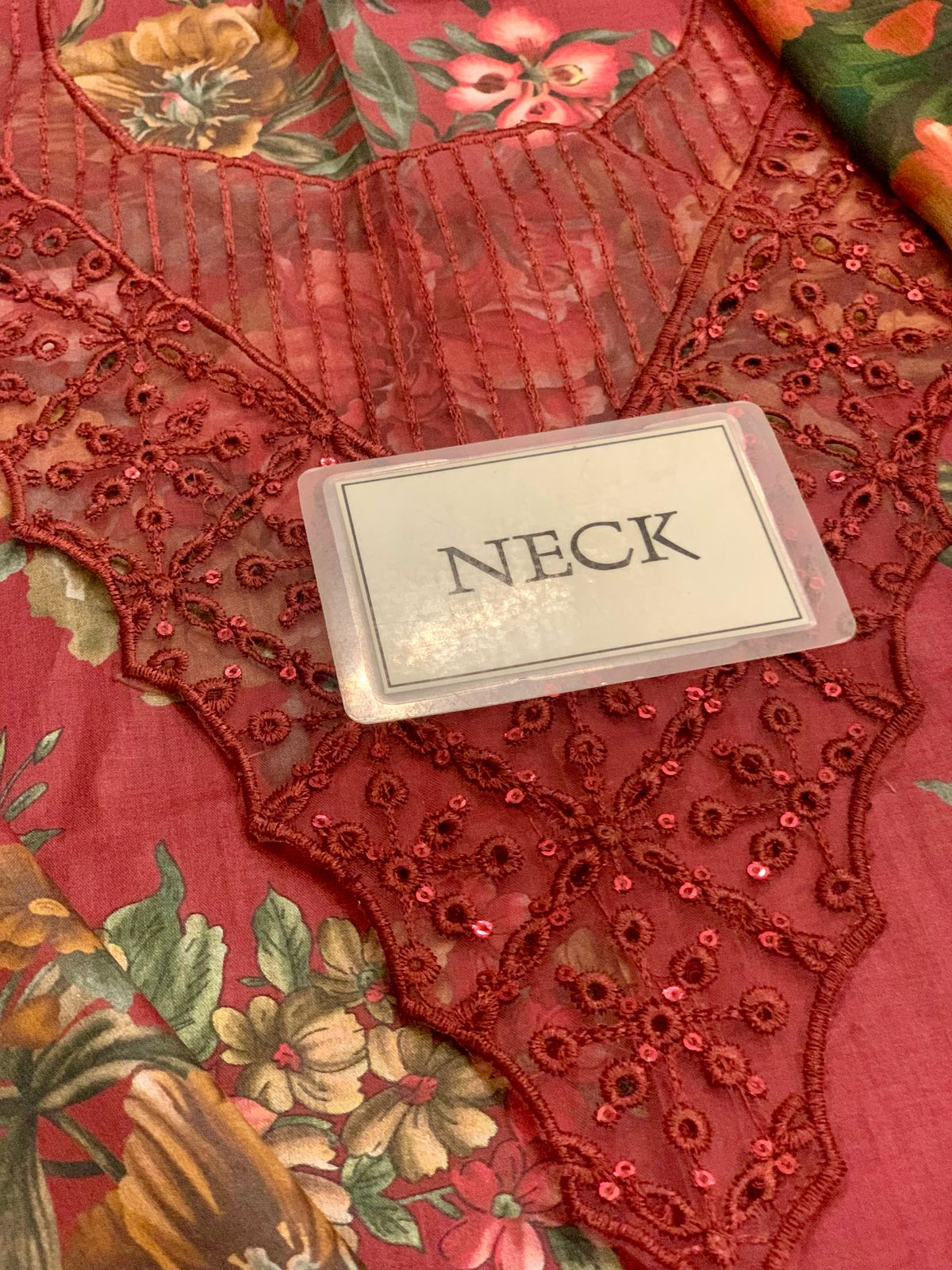 Iznik | Maroon - Lawn Collection