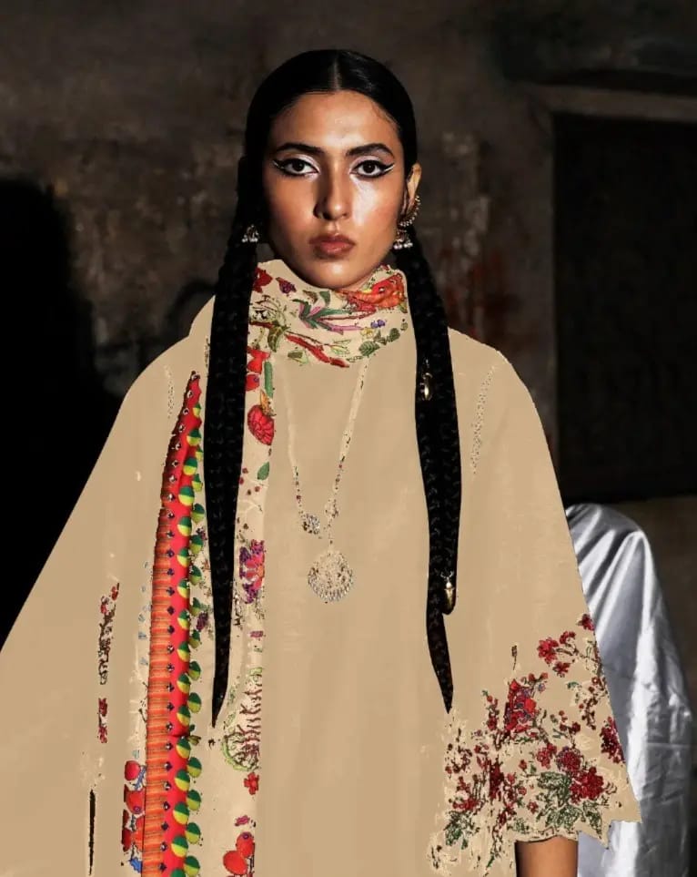 Jugnu | Sandy Skin - Chikankari Collection
