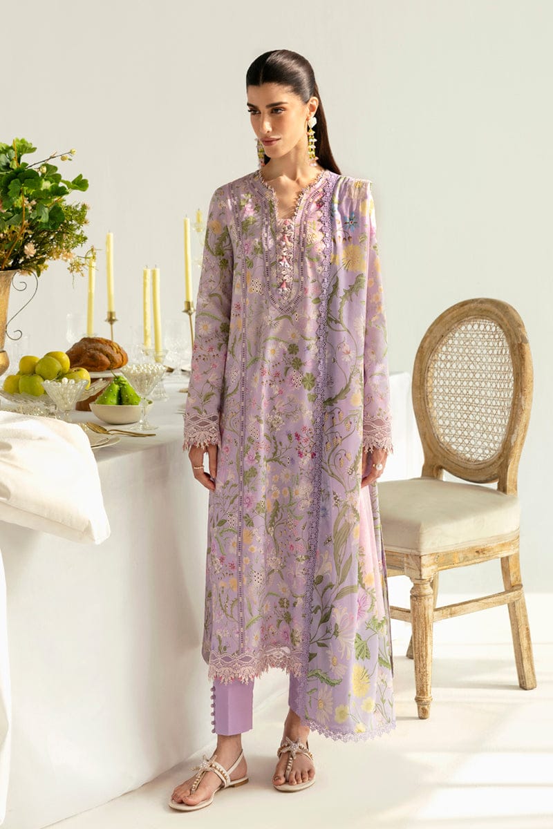 Qalamkar Q Prints | Lilac - Lawn Collection
