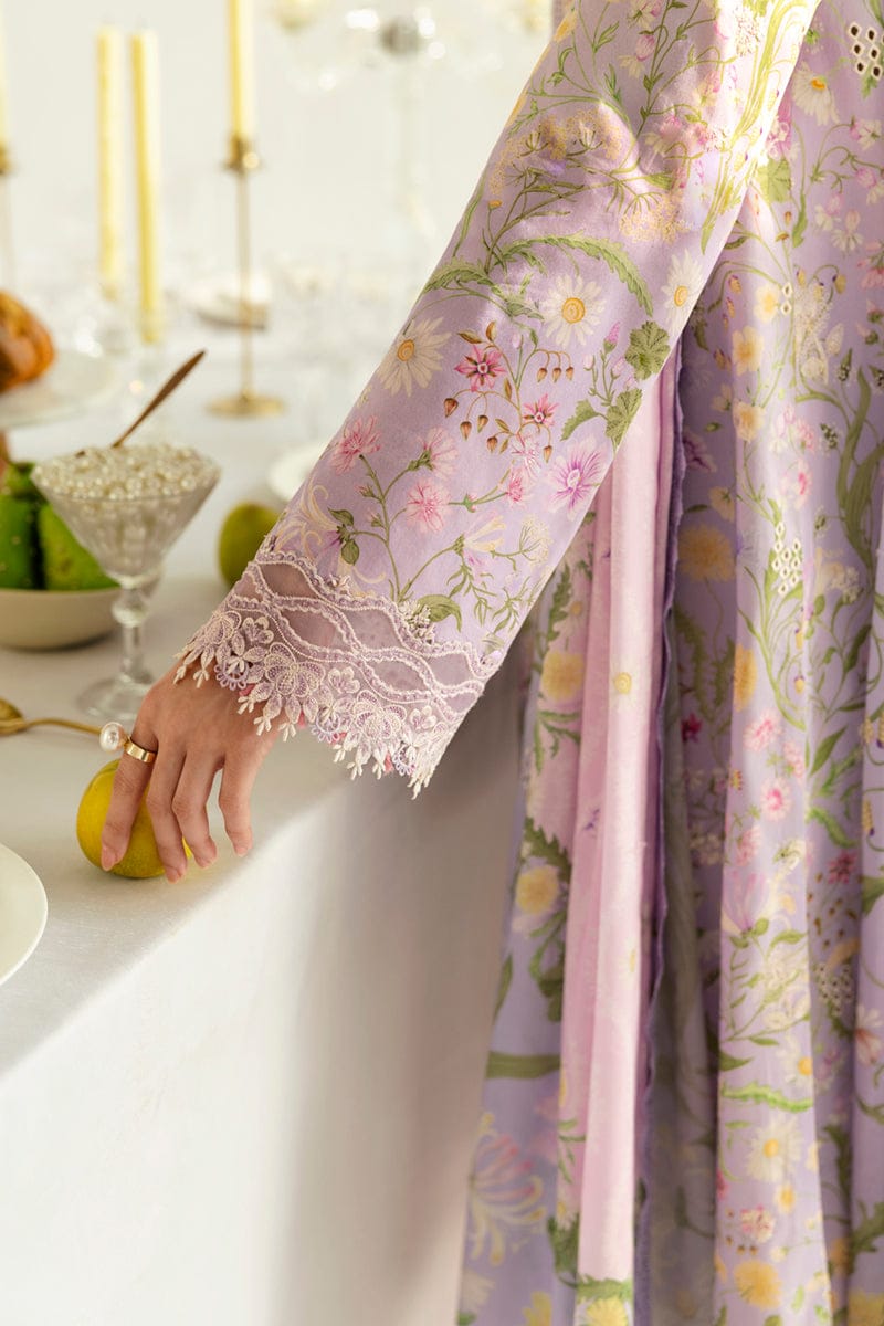 Qalamkar Q Prints | Lilac - Lawn Collection