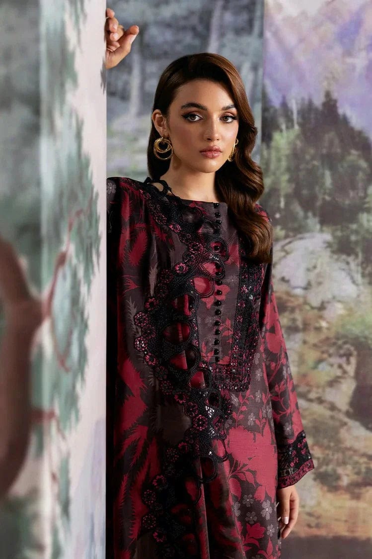 Ramsha JR-503 | Maroon - Lawn Collection