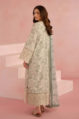 Afrozeh | Pistachio Green - Printed Lawn Chikankari Collection