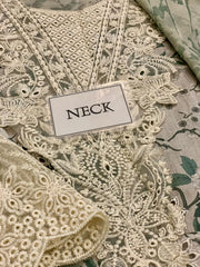 Afrozeh | Pistachio Green - Printed Lawn Chikankari Collection
