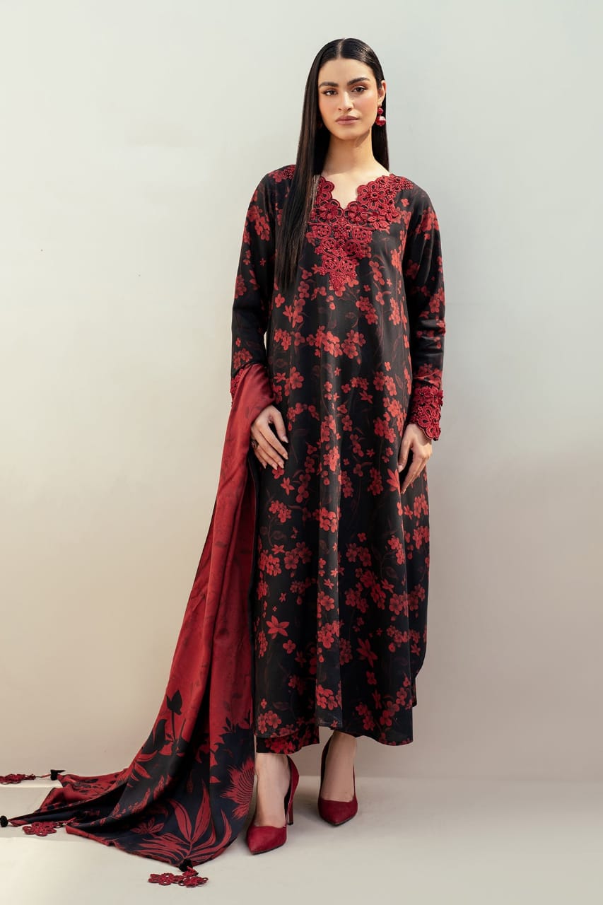 sachin and babi light blue dress Luxury Silk Chiffon Dresses With Dupatta main image 1