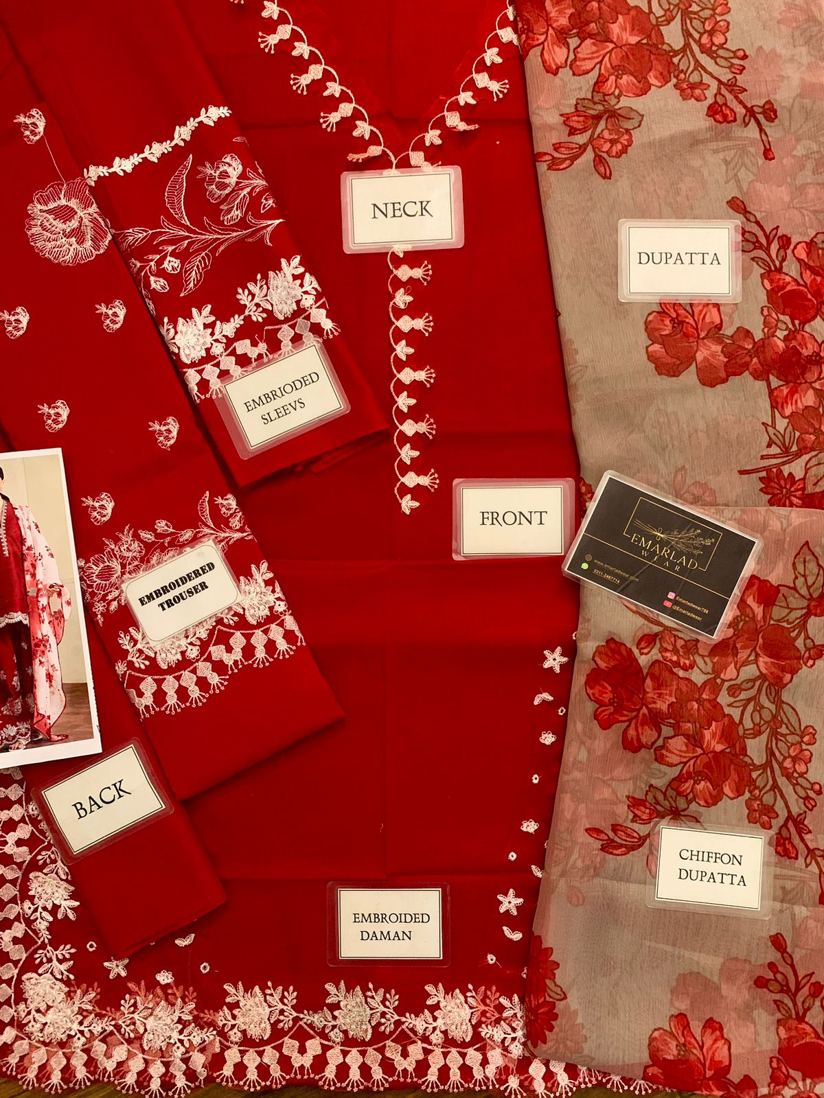 Coco By Zara Shah Jahan | Red - Lawn Collection