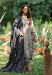 Iznik IPK-06 |  Grey blue - Lawn Collection
