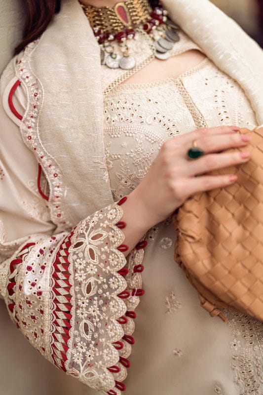 Qalamkar FK-16 Anaya | Skin - Lawn Chikankari Collection