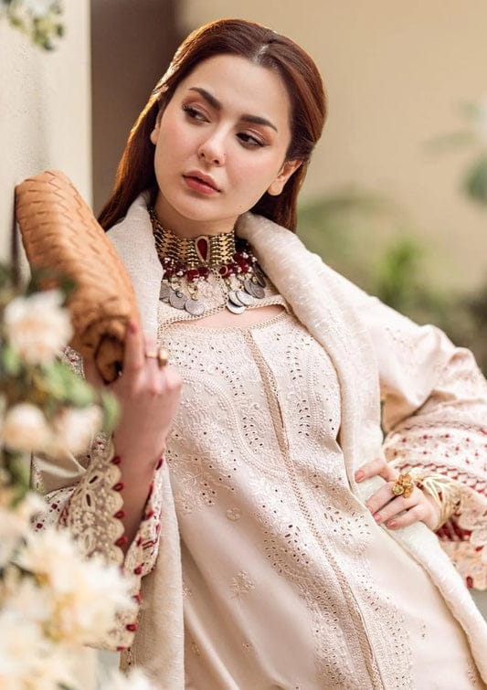 Qalamkar FK-16 Anaya | Skin - Lawn Chikankari Collection