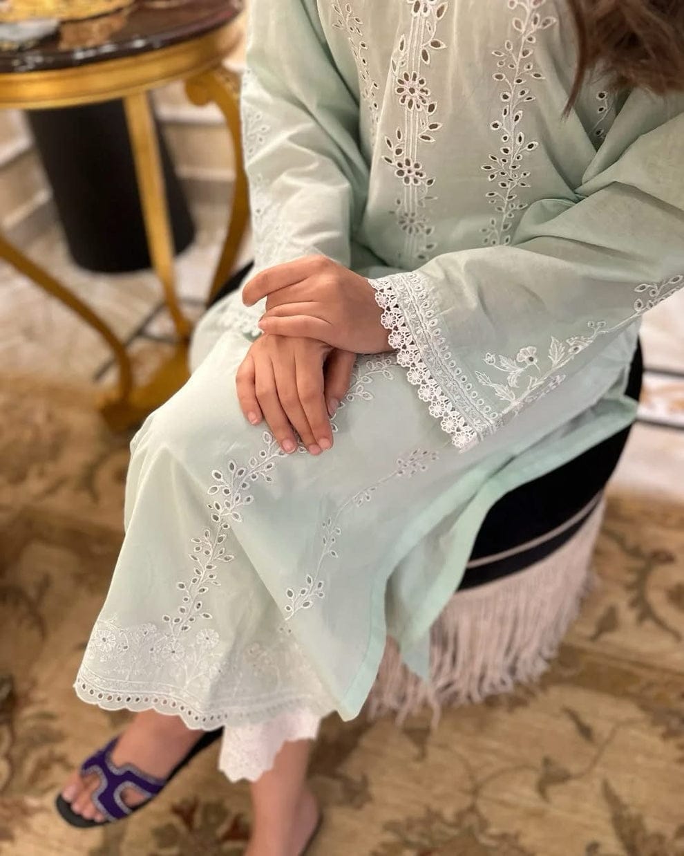 Naarj | Sky Blue - Luxury Lawn Collection