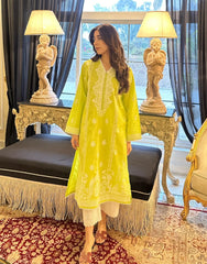 Naarj | Yellow - Luxury Lawn Collection