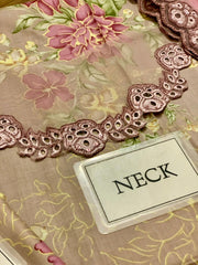 Iznik UE-392B | Tea Pink - Lawn Collection 2025