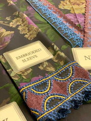 Baroque | Navy Blue - Lawn Collection