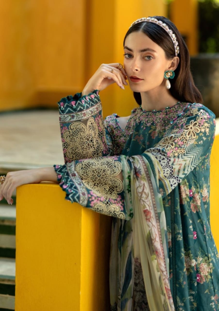 Elaf Signature El-07A | Green - Lawn Collection
