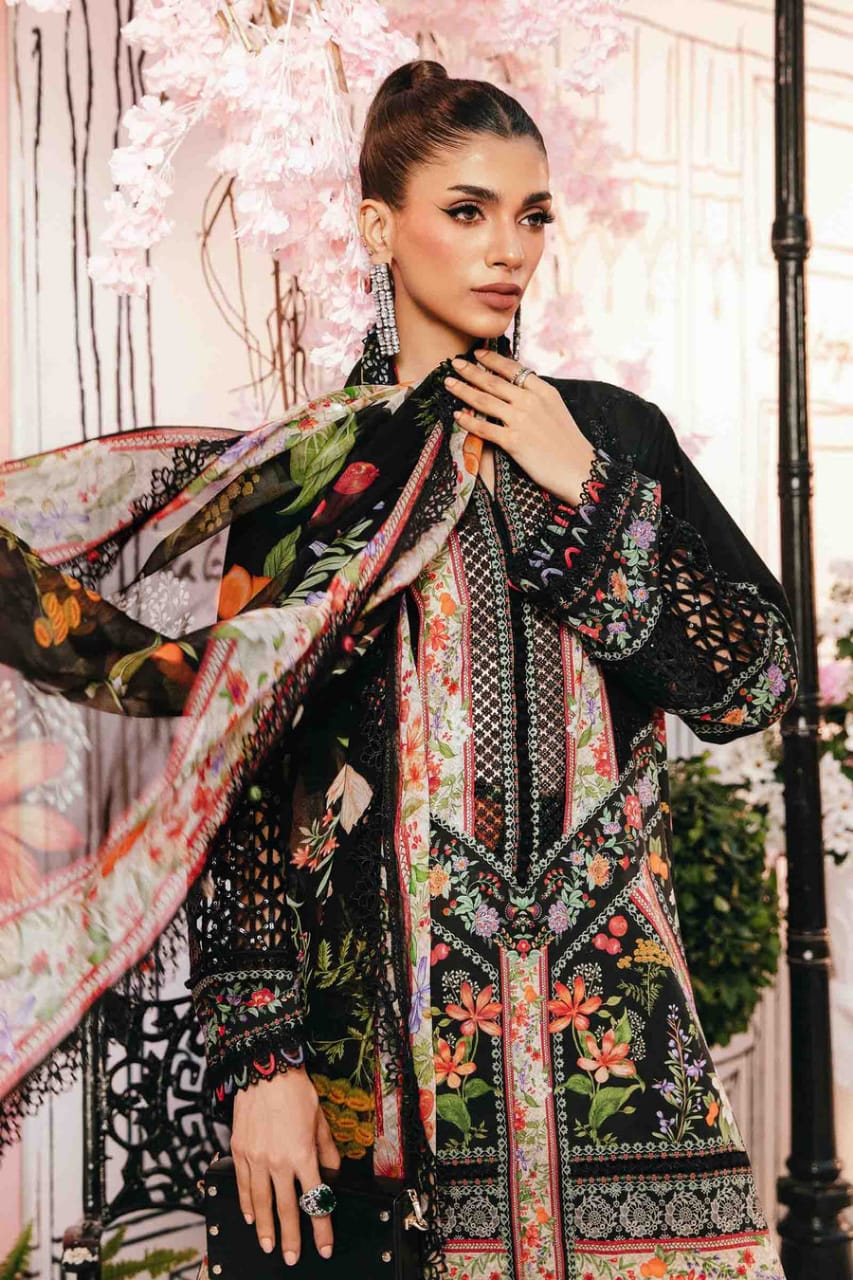 Maria B MPT-2610-B | Black - Printed Lawn Collection