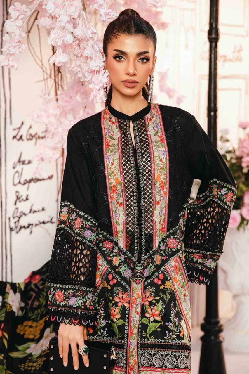 Maria B MPT-2610-B | Black - Printed Lawn Collection