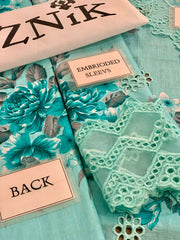 Iznik | Sky Blue - Printed Lawn Chikankari Collection