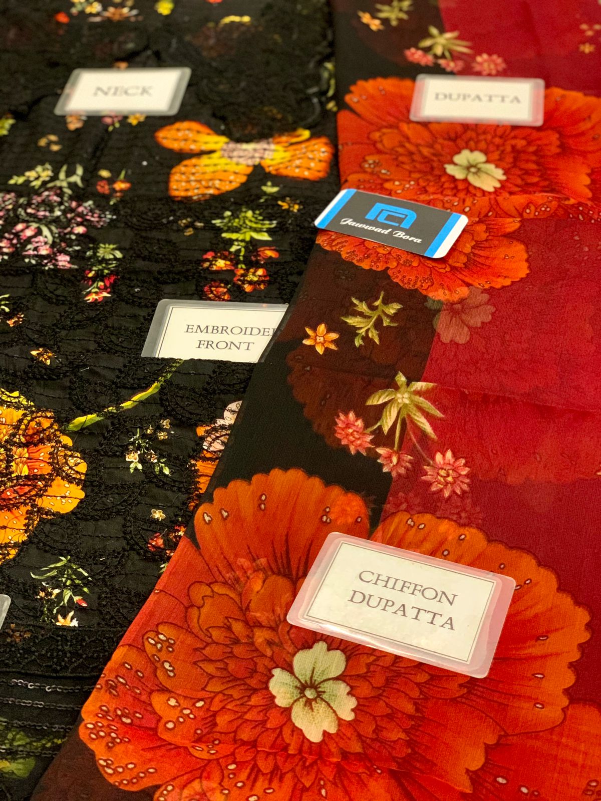 Maria B MPT-2607-B | Black - Lawn Collection