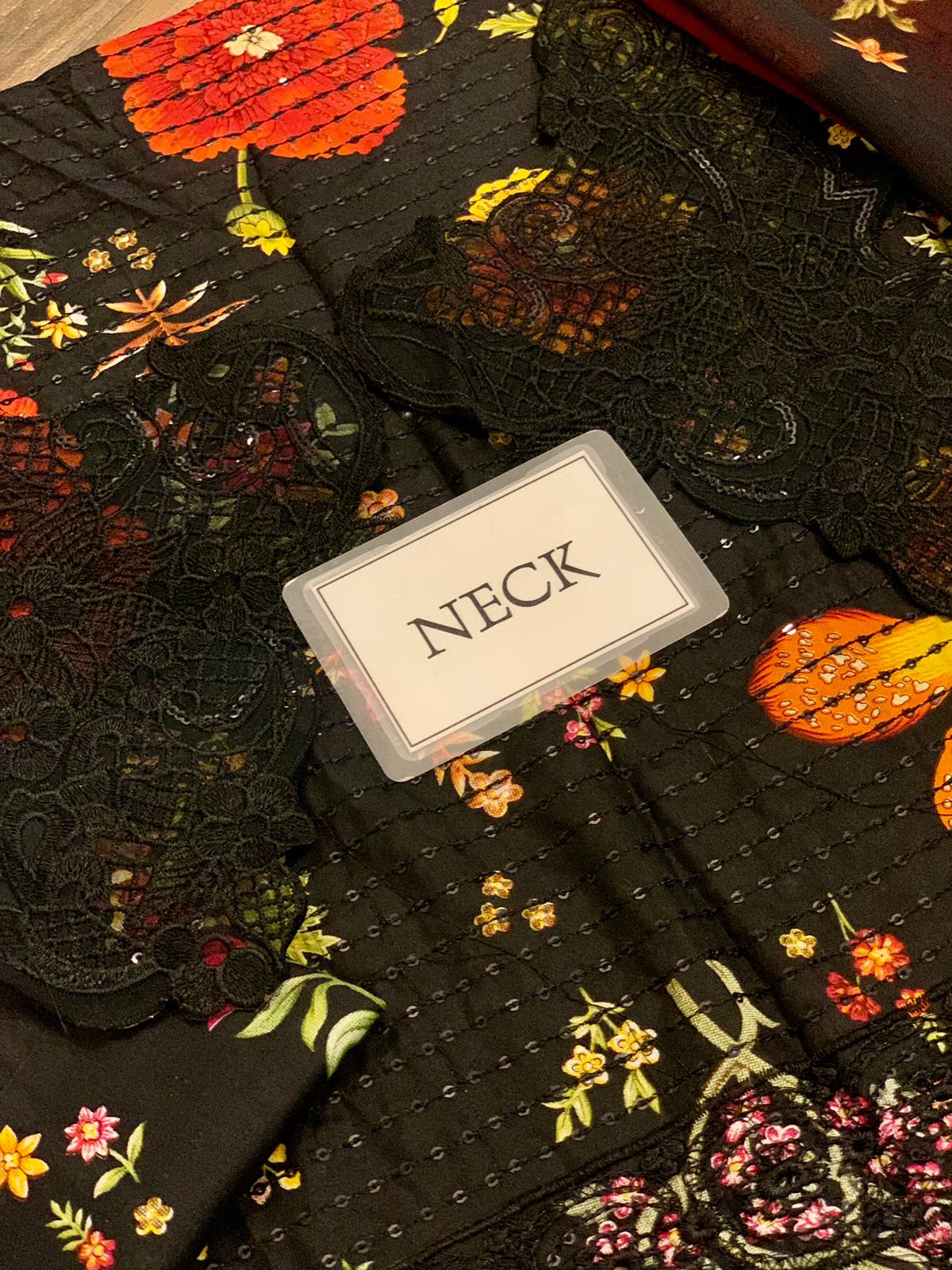 Maria B MPT-2607-B | Black - Lawn Collection