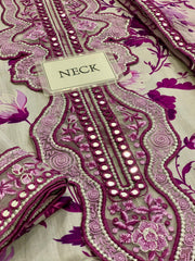 Aneela's | White & Purple - Lawn Collection
