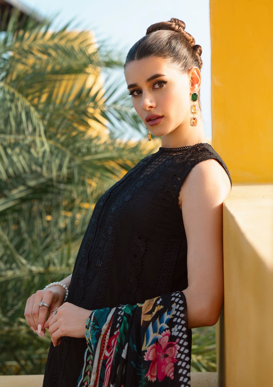 Saira Rizwan | Black - Luxury Lawn Collection