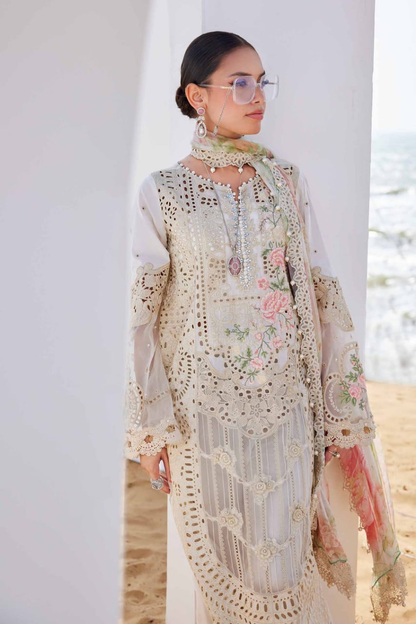 Maria B | Off White - Luxury Lawn Chikankari Collection